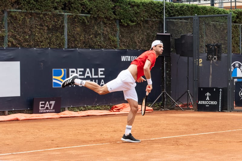 Grigor Dimitrov agli Internazionali di tennis di Roma 2025