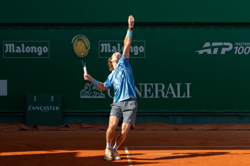 Andrey Rublev al Rolex Montecarlo Masters 2026 