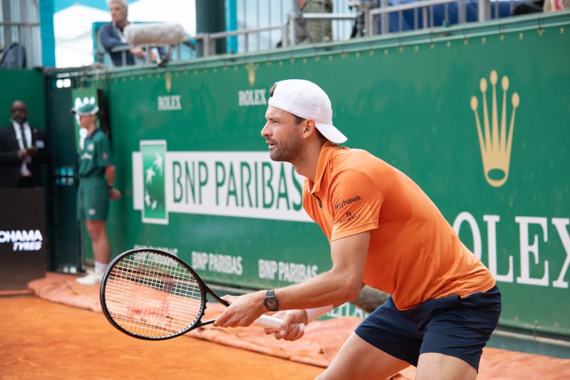 Grigor Dimitrov at Rolex Montecarlo Masters