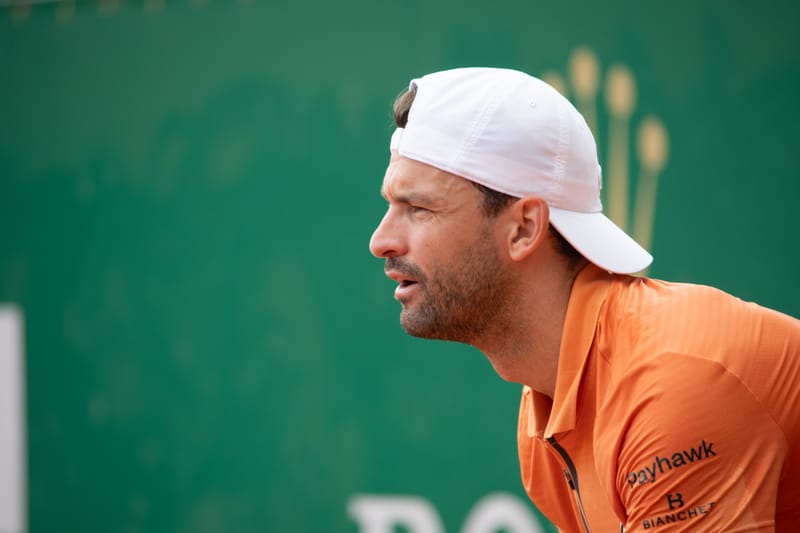 Grigor Dimitrov at Rolex Montecarlo Masters