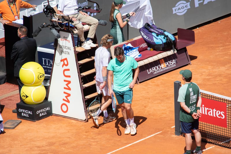Andrey Rublev in Rome 2026