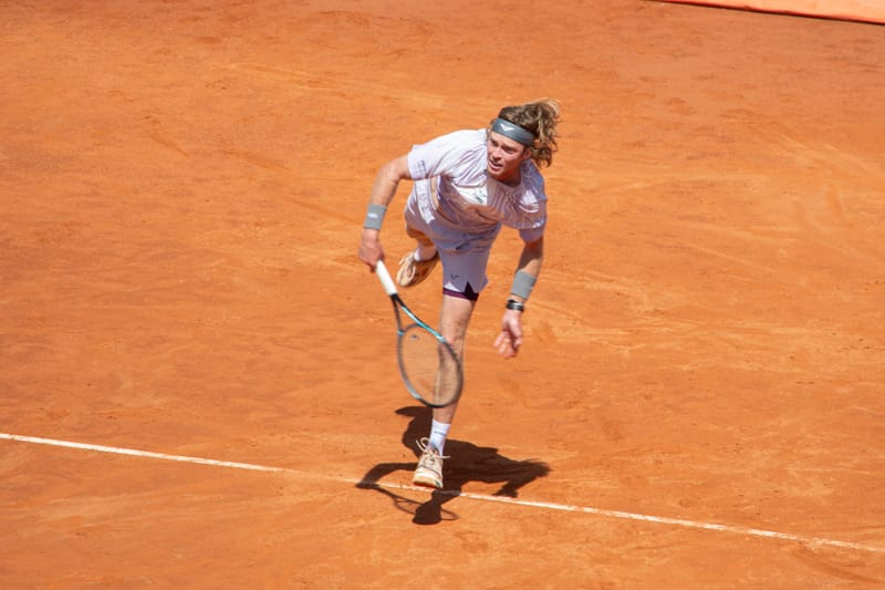 Andrey Rublev in Rome 2026