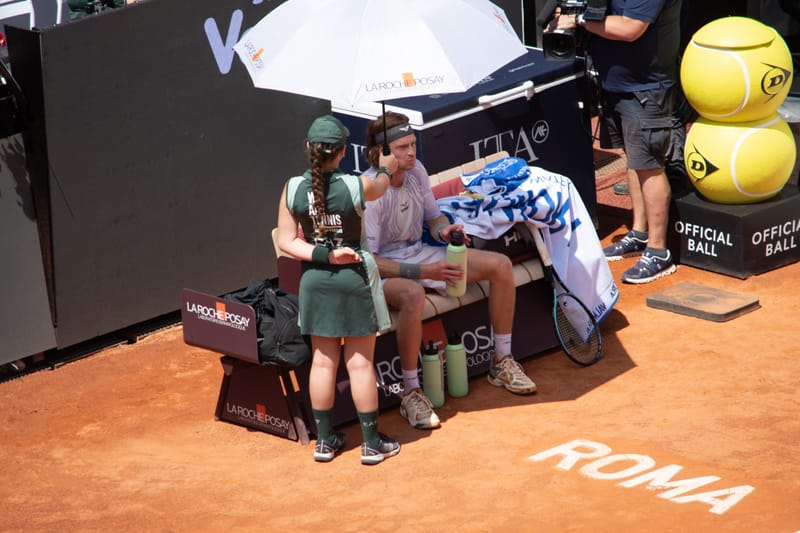 Andrey Rublev in Rome 2026