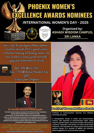 Prof.Wasana Maithree Herath: A Beacon of Excellence in Communication Sciences