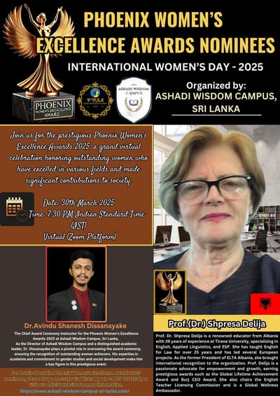 Phoenix Women’s Excellence Awards 2025 Nominee: Prof. Dr. Shpresa Delija