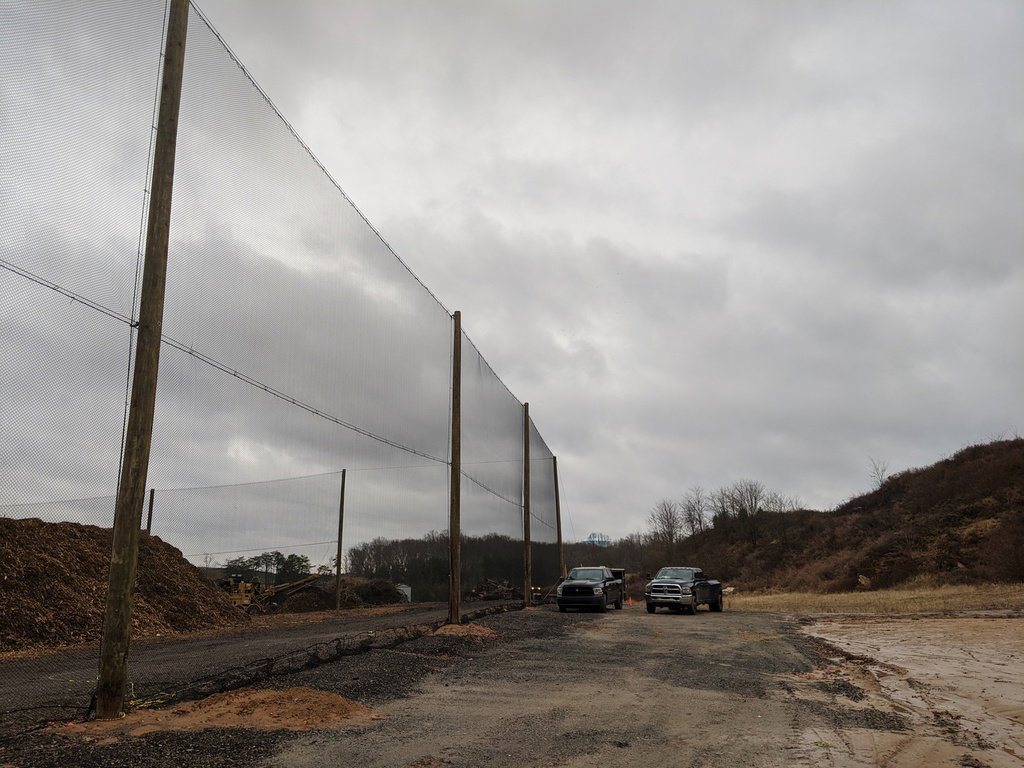 Litter Fence for landfills US