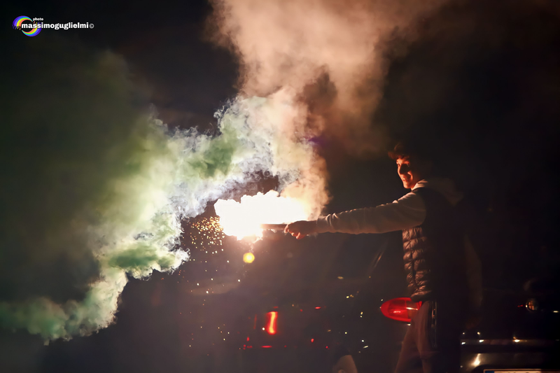 Isernia: festeggiamenti 3° scudetto del Napoli