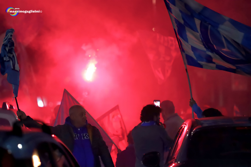 Isernia: festeggiamenti 3° scudetto del Napoli