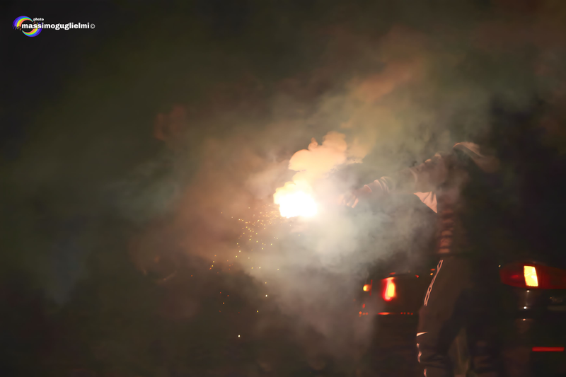 Isernia: festeggiamenti 3° scudetto del Napoli