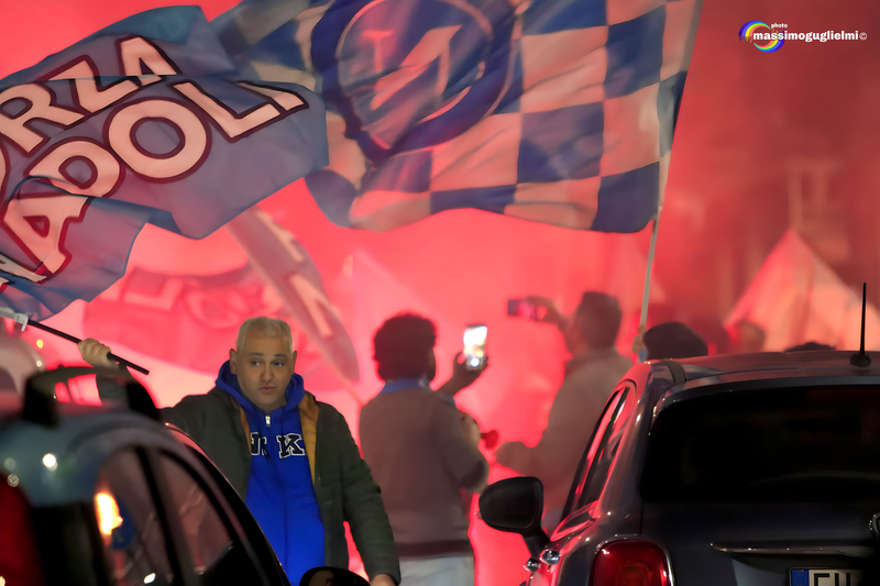 Isernia: festeggiamenti 3° scudetto del Napoli