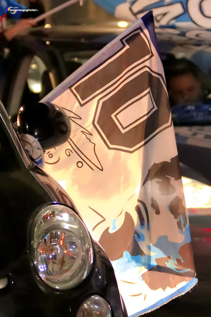 Isernia: festeggiamenti 3° scudetto del Napoli