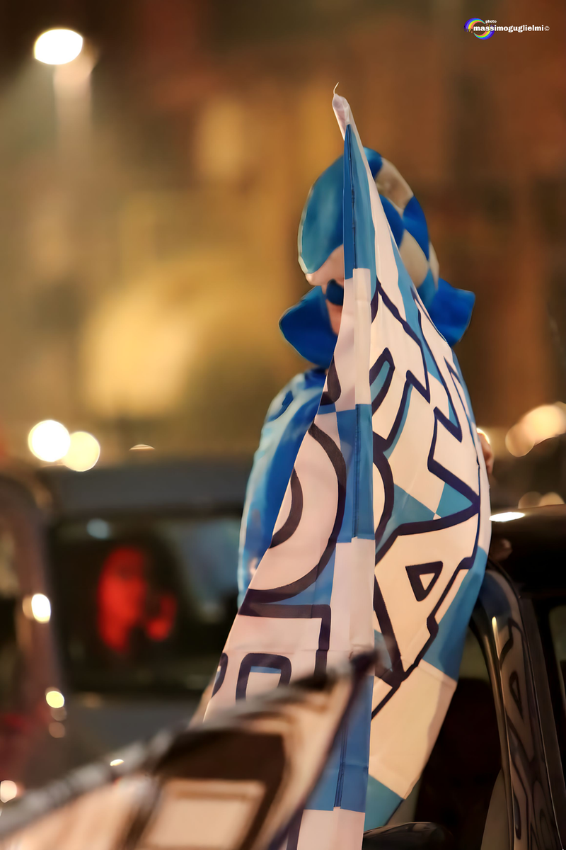 Isernia: festeggiamenti 3° scudetto del Napoli