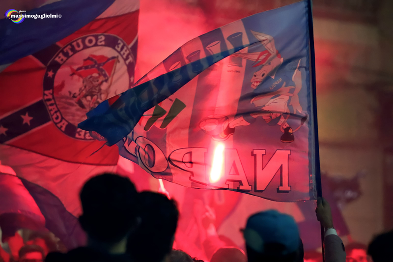 Isernia: festeggiamenti 3° scudetto del Napoli