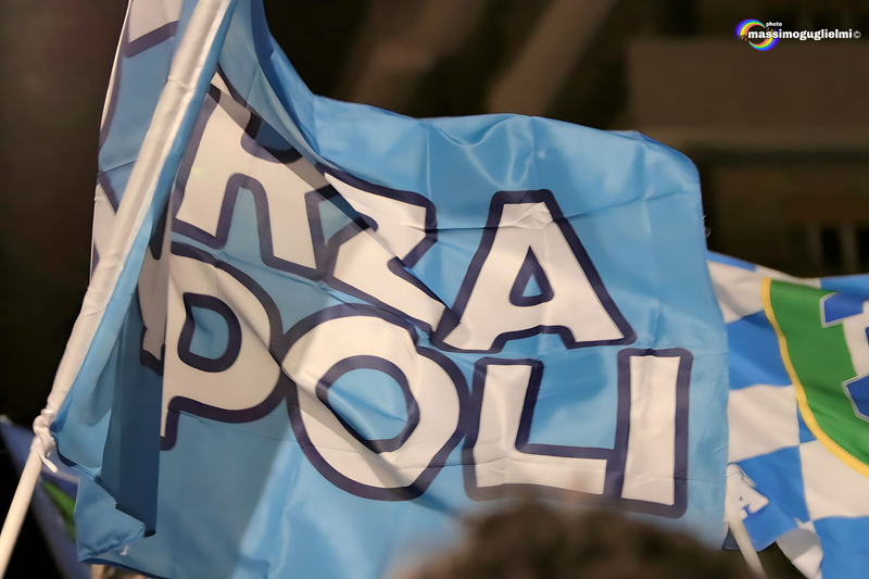 Isernia: festeggiamenti 3° scudetto del Napoli