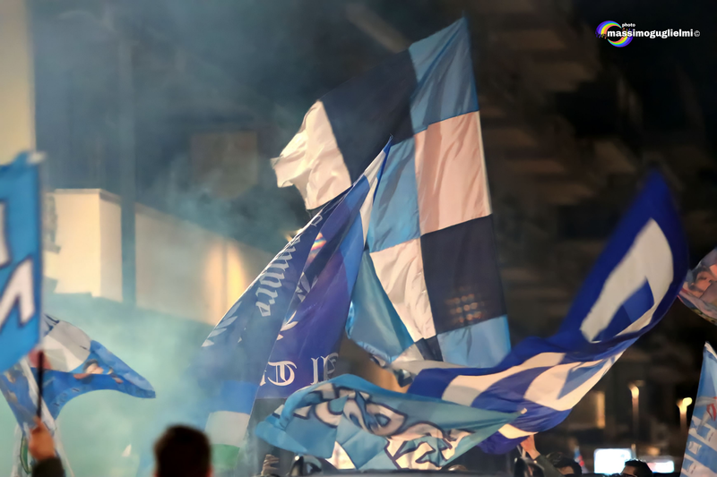 Isernia: festeggiamenti 3° scudetto del Napoli