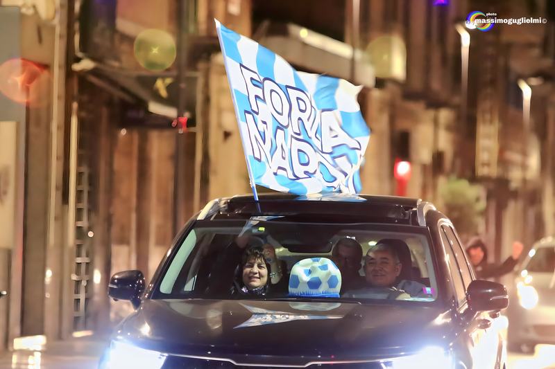 Isernia: festeggiamenti 3° scudetto del Napoli