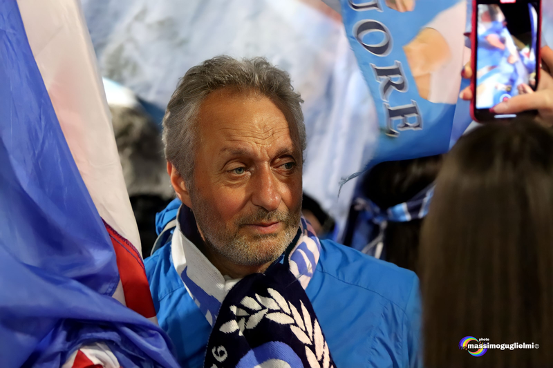 Isernia: festeggiamenti 3° scudetto del Napoli