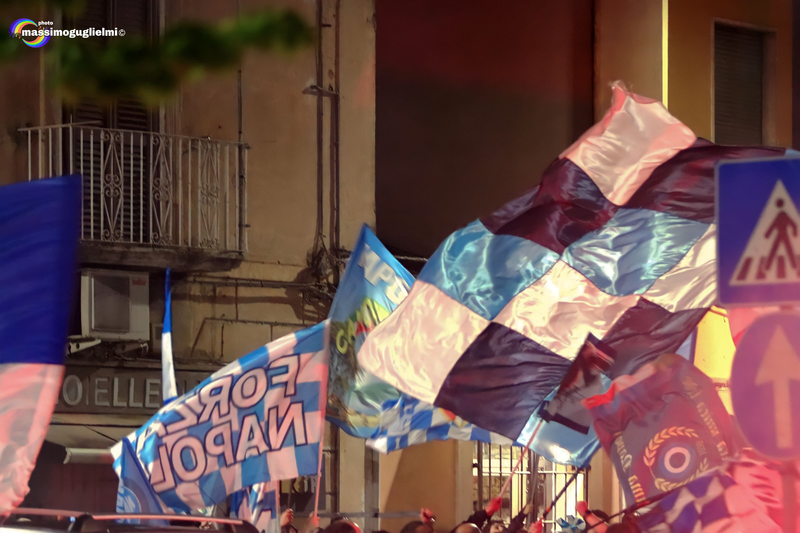 Isernia: festeggiamenti 3° scudetto del Napoli