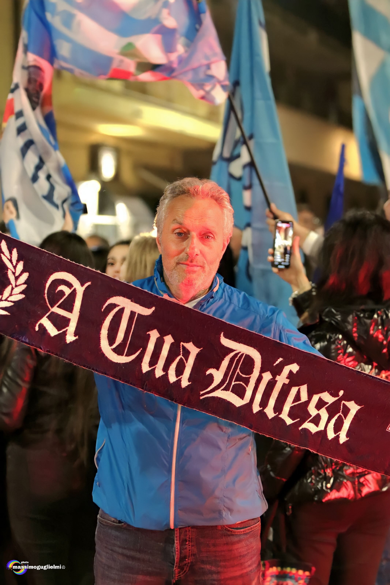 Isernia: festeggiamenti 3° scudetto del Napoli