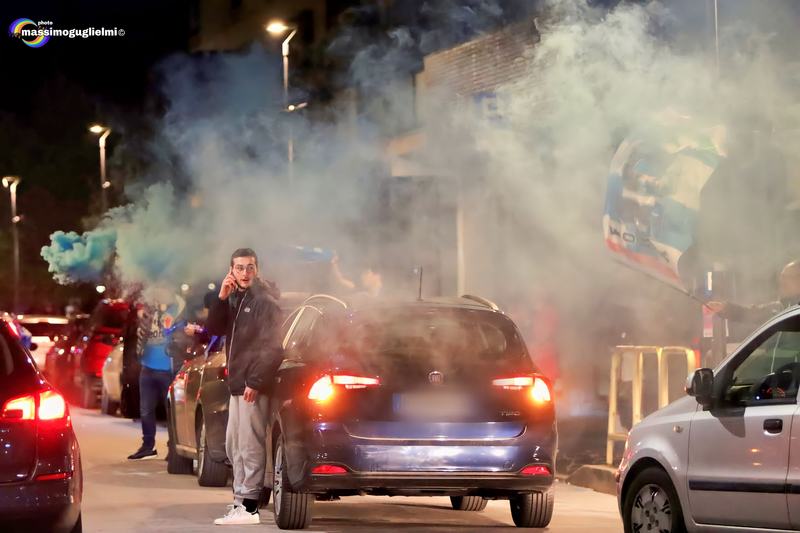 Isernia: festeggiamenti 3° scudetto del Napoli