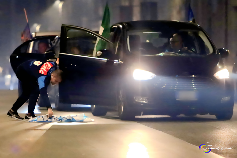 Isernia: festeggiamenti 3° scudetto del Napoli