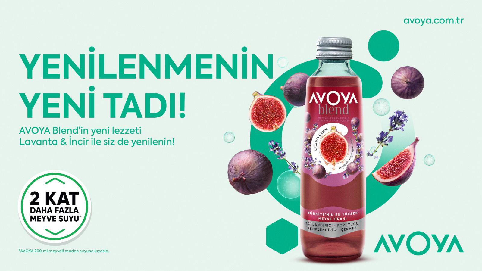 Yeni AVOYA Blend İncir & Lavanta ile Doğallık ve Rafine Lezzet Bir Arada!