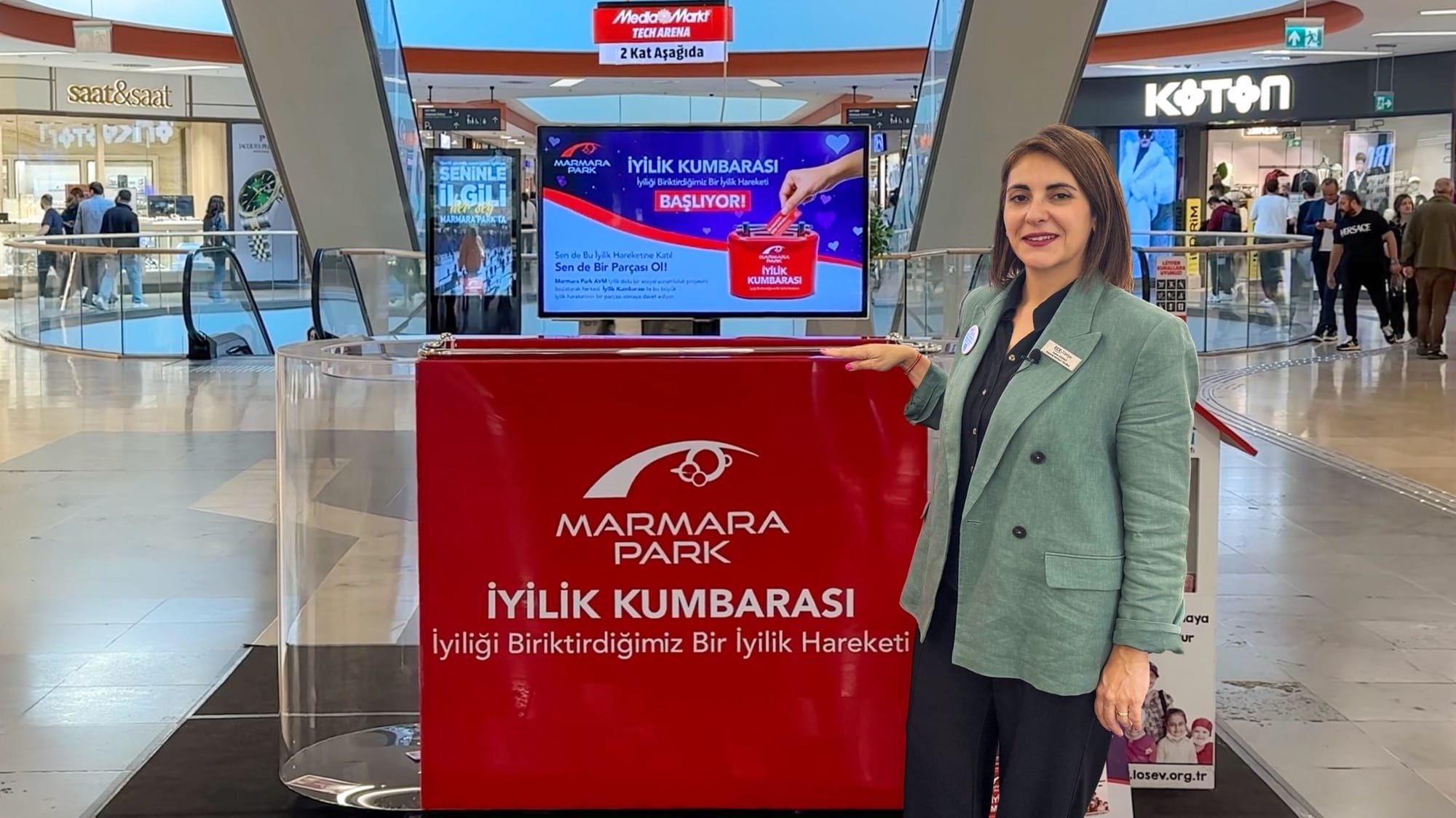 Marmara Park AVM’nin İyilik Kumbarası 15 Bini Aşkın Kişiyi Birleştirdi