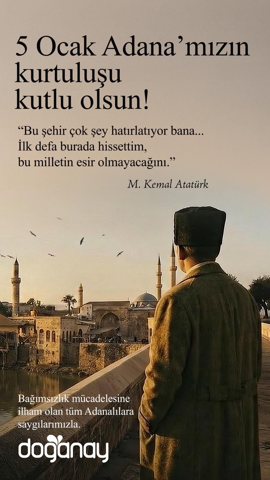 Zafere İnancın Hissedildiği İlk Yer: Doğanay’dan 5 Ocak Adana’nın Kurtuluşu’na Özel Film