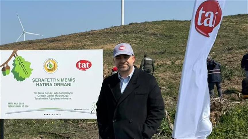 Tat Gıda Şerafettin Memiş Hatıra Ormanı'na 10 bin fidan dikti