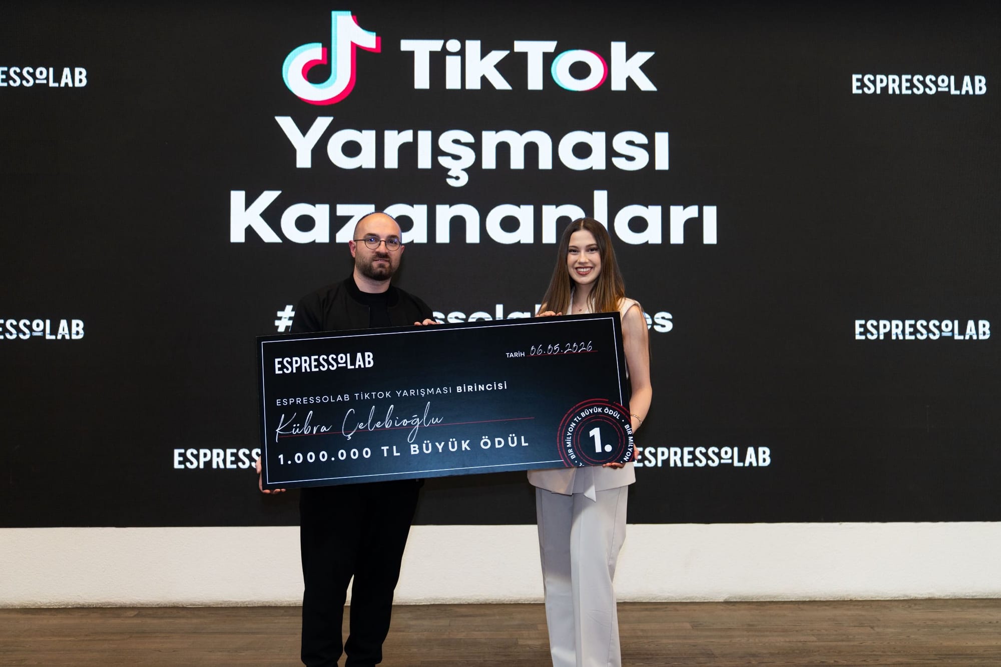 Espressolab, TikTok yarışması ödüllerini verdi