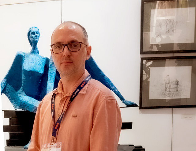 İstanbul Sanat Fuarı’nda Çok Katmanlı Görsel Diliyle Yer Aldı