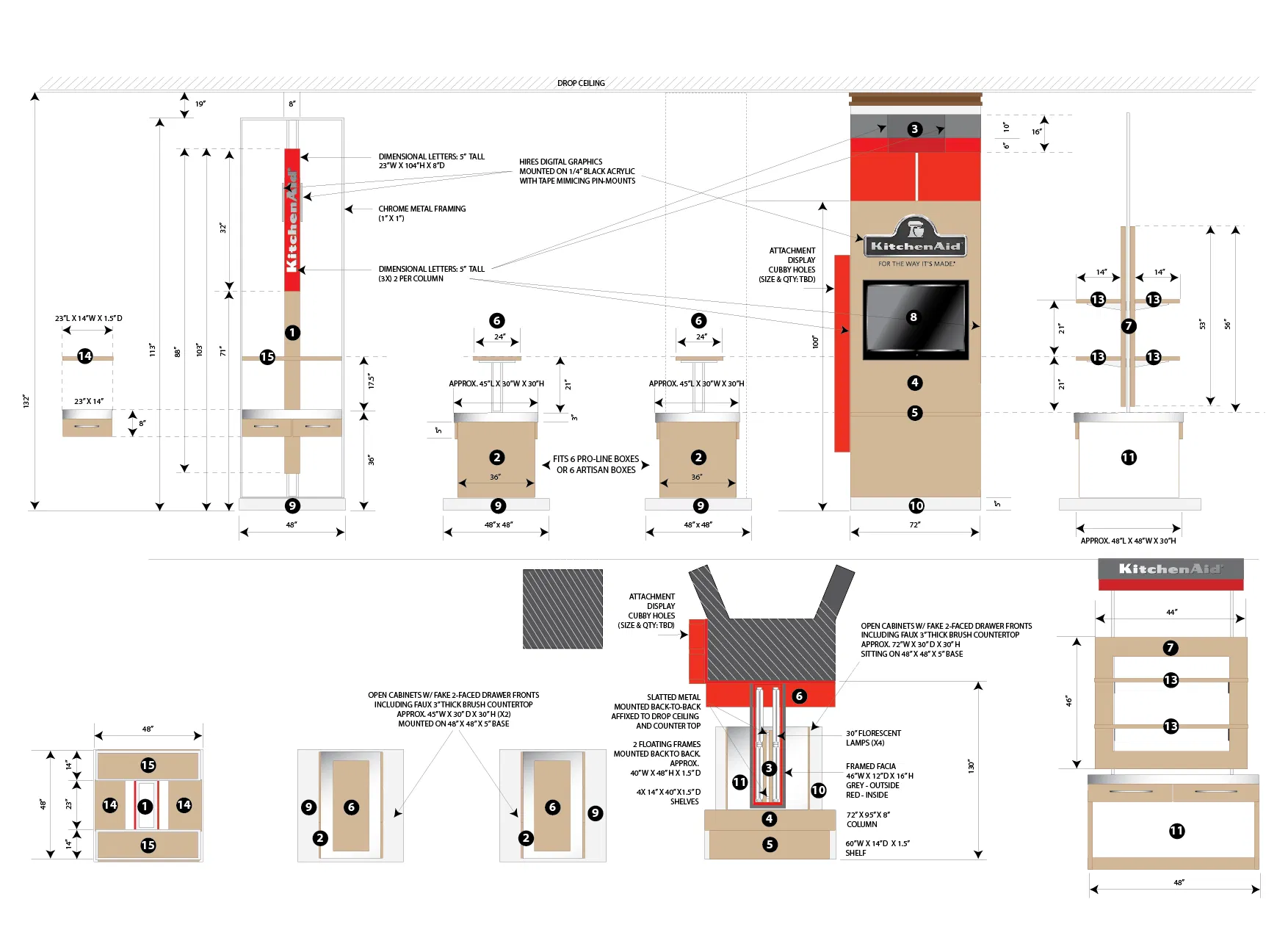 KitchenAid Department Display — SEARS Toronto & Vancouver Flagships