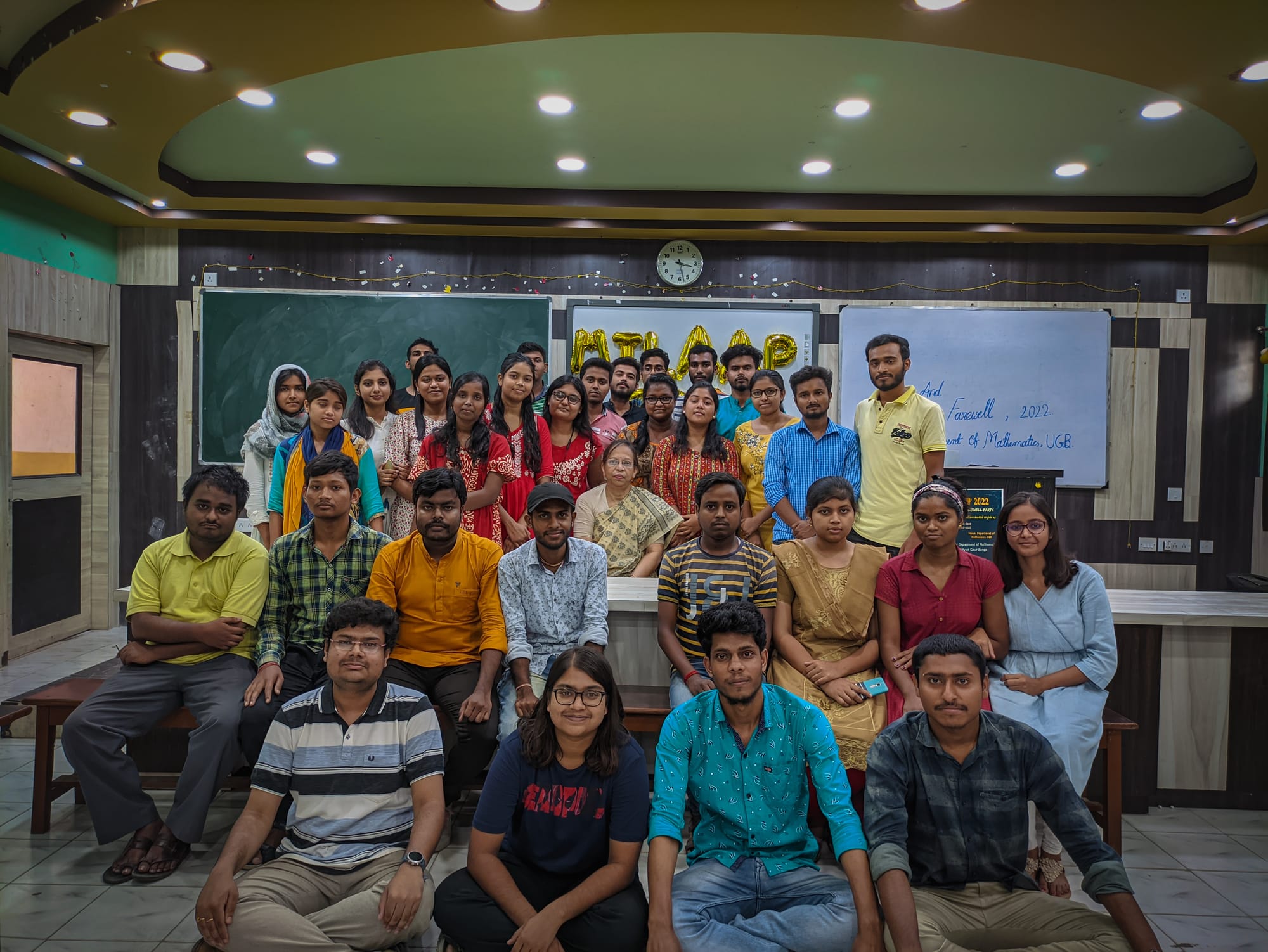 University of Gour Banga, Batch 2020-2022
