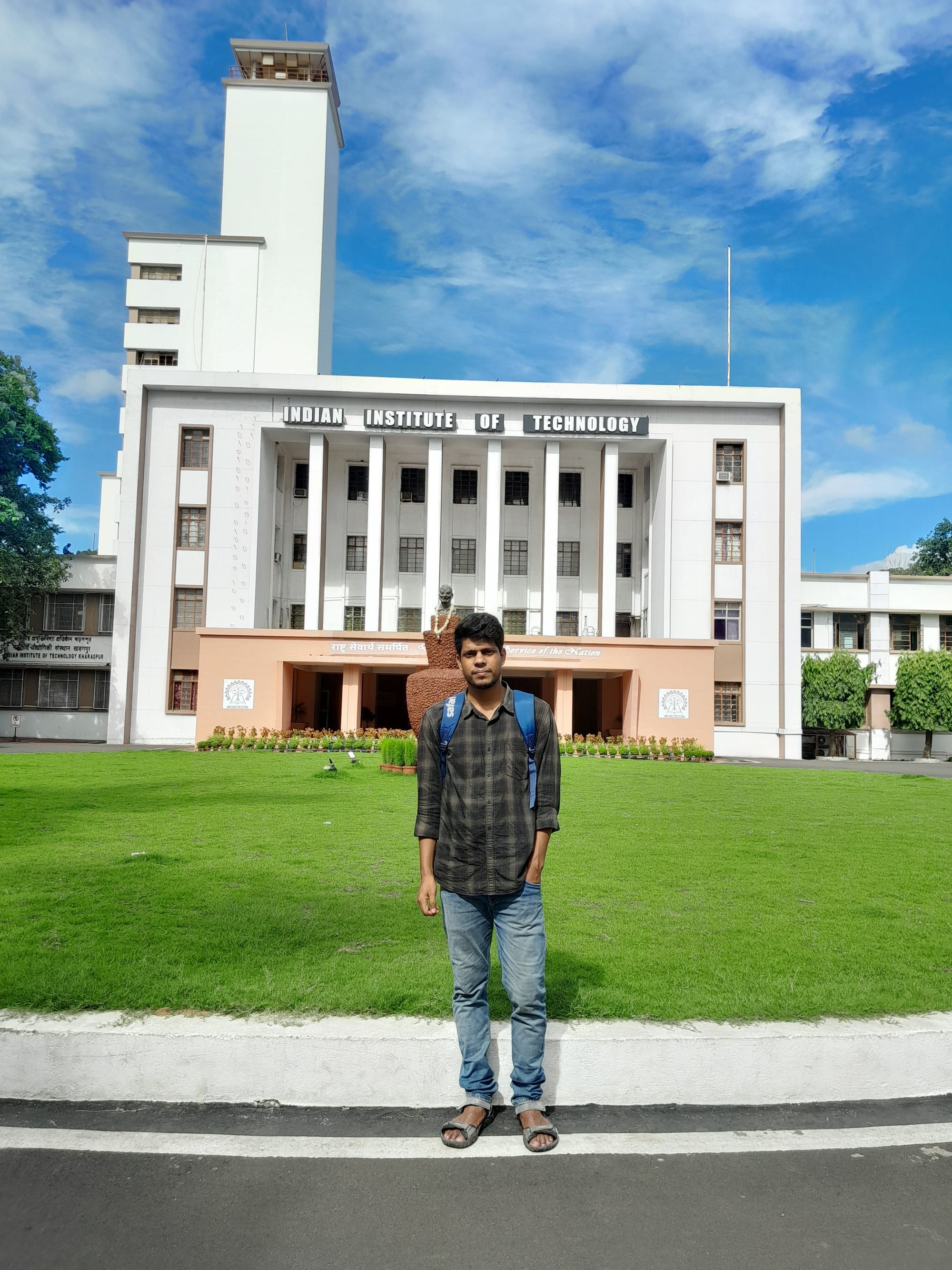On Admission Day at IIT KGP
