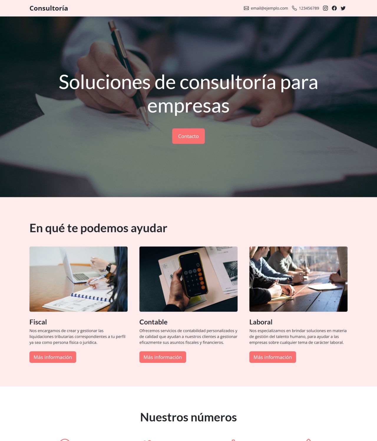 Sitio Web Corporativo para Empresa de Consultoría