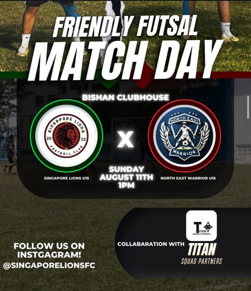 Match against north east warriors