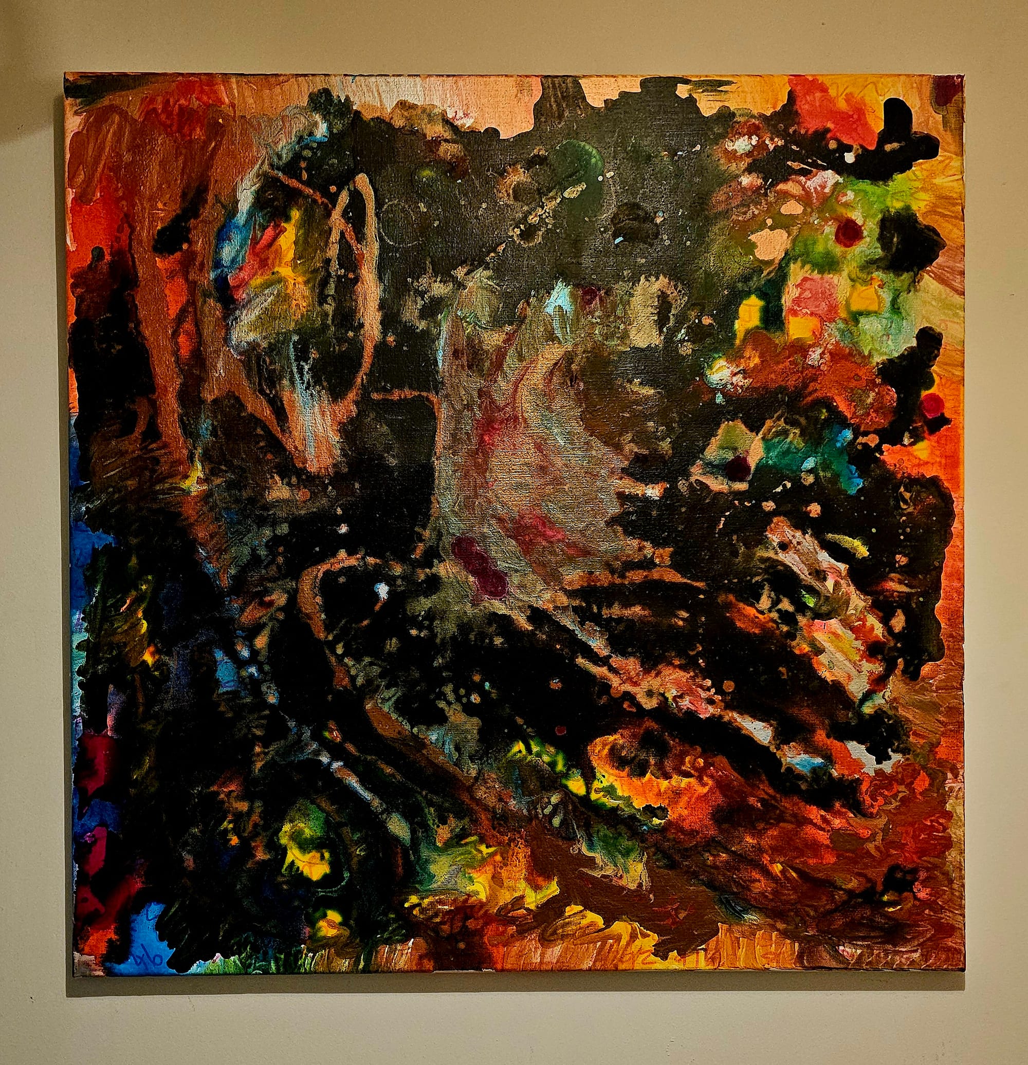nkolika peace OKOYE art ... warm rainbow nights
