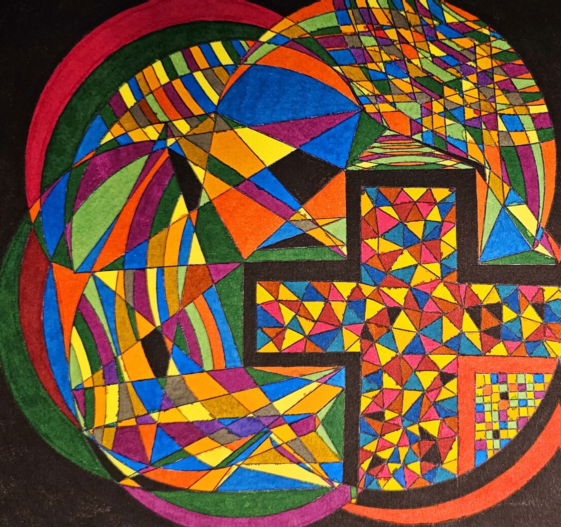 nkolika peace OKOYE art ... warm rainbow nights