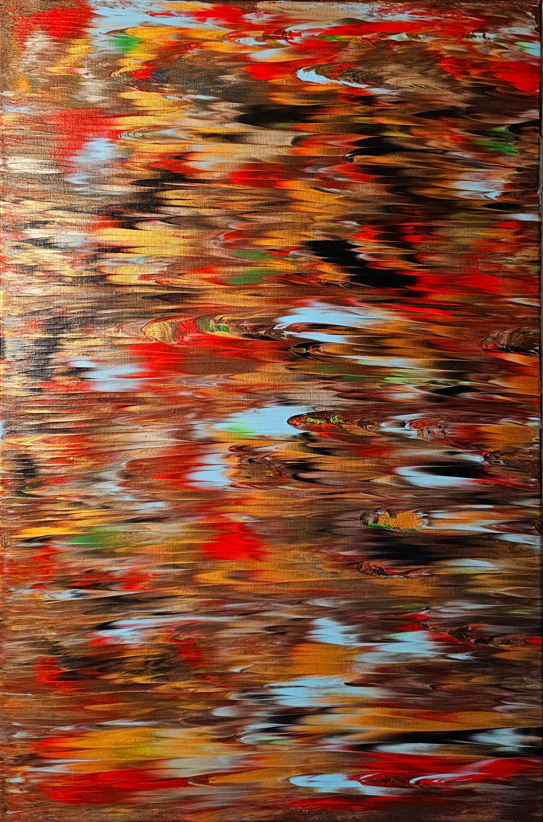 nkolika peace OKOYE art ... warm rainbow nights