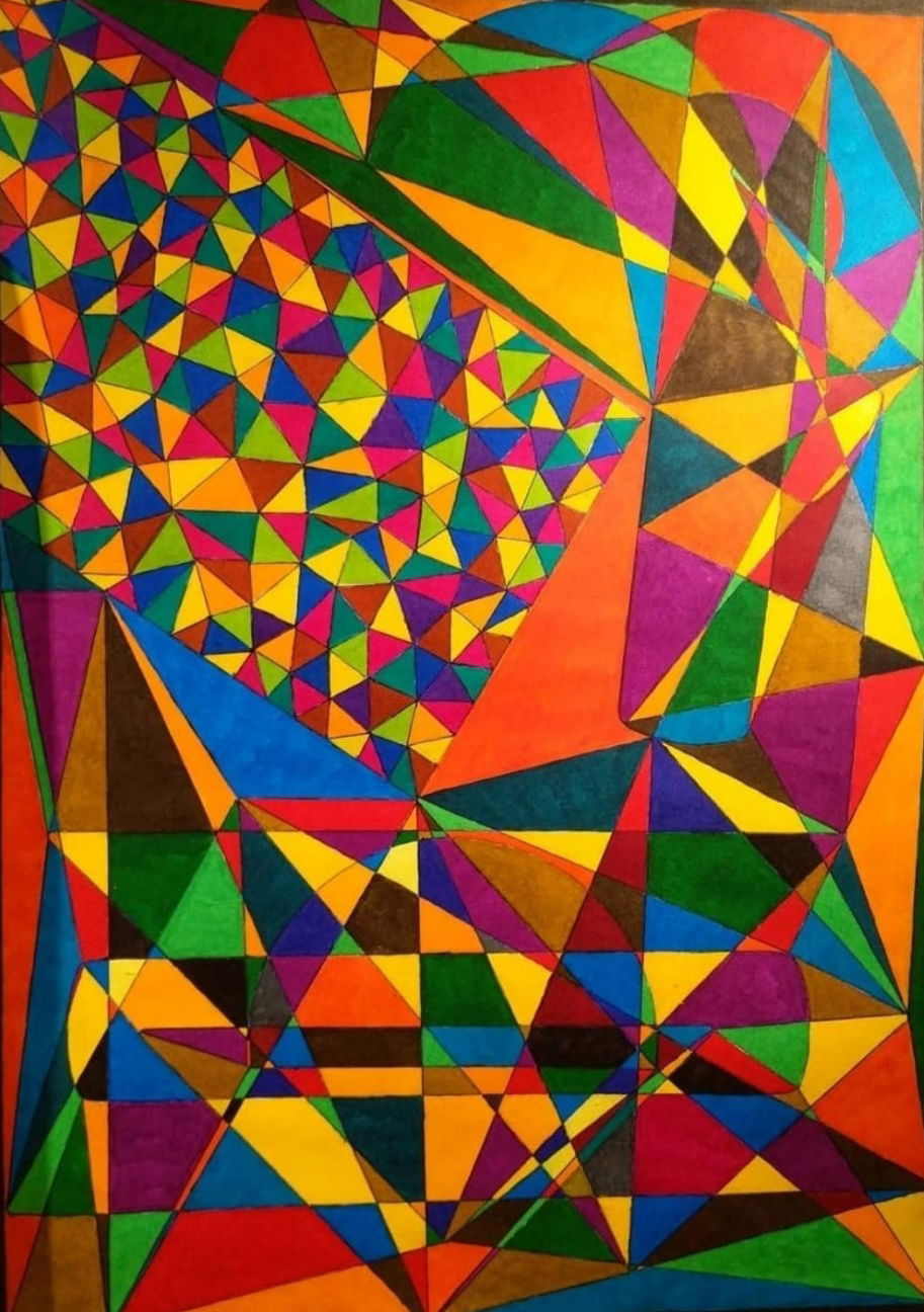 nkolika peace OKOYE art ... warm rainbow nights