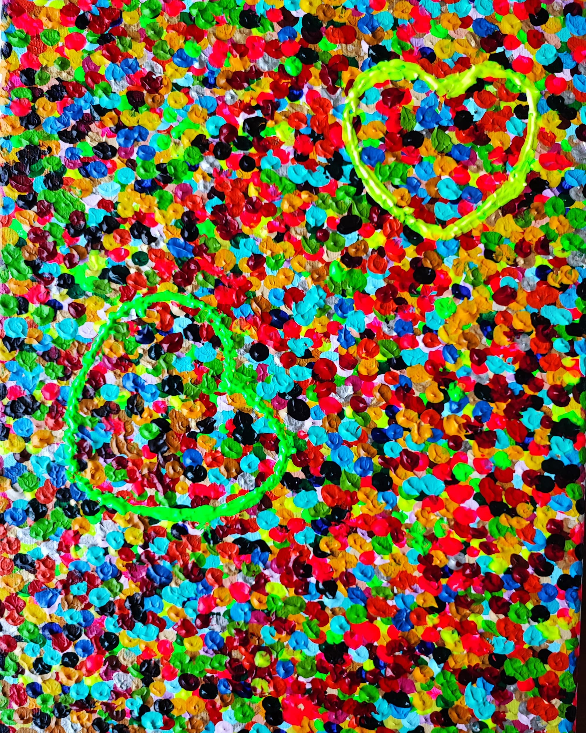 nkolika peace OKOYE art ... warm rainbow nights