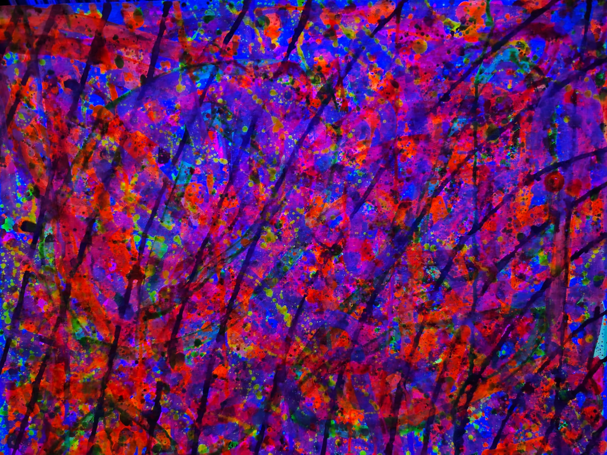 nkolika peace OKOYE art ... warm rainbow nights