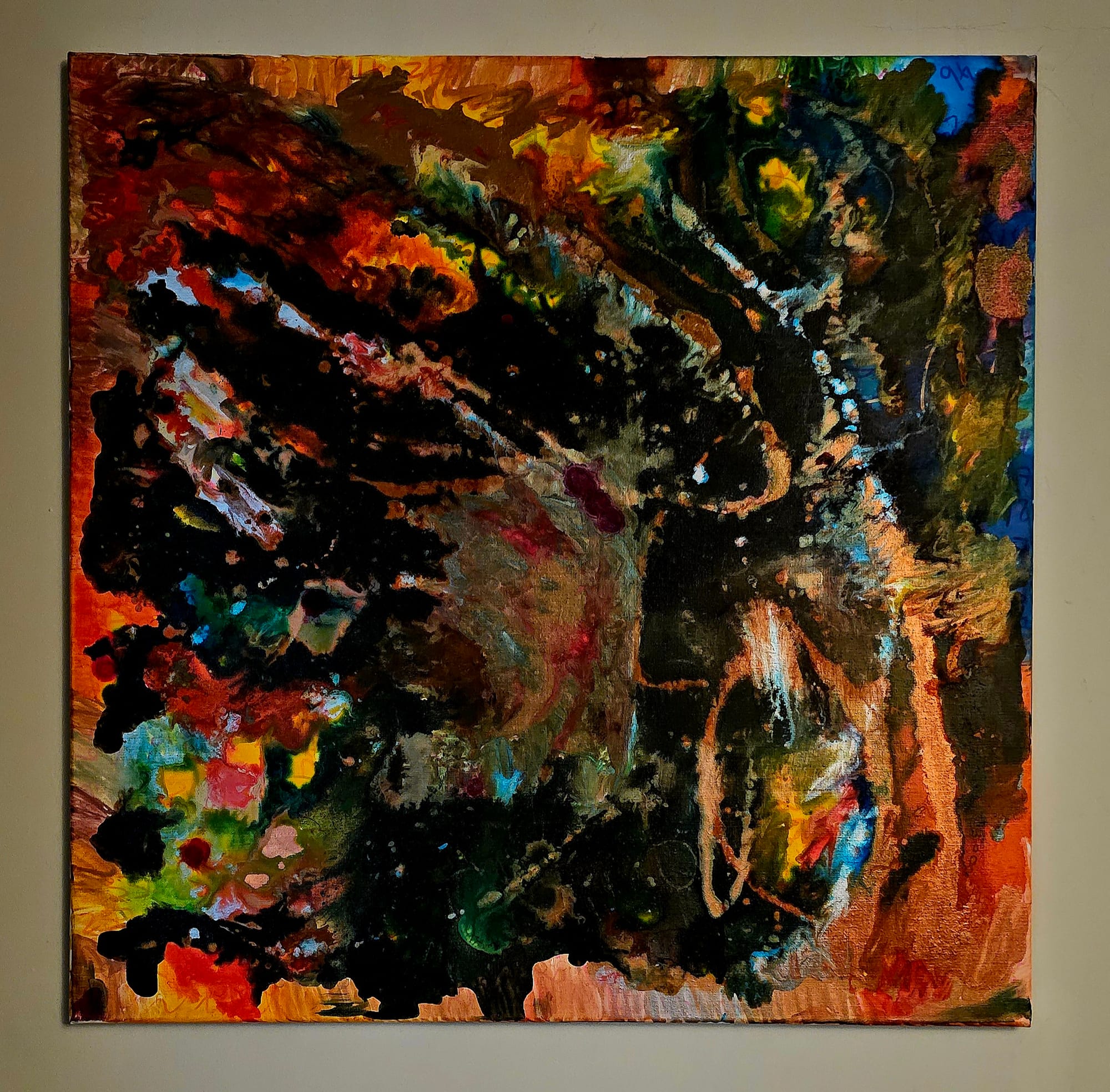nkolika peace OKOYE art ... warm rainbow nights