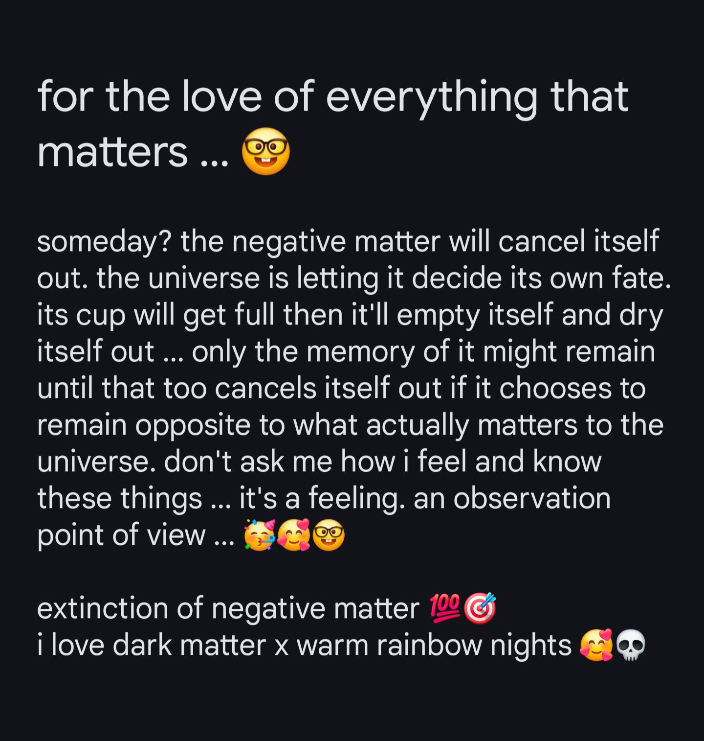 spiritually scientific vegan x warm rainbow nights