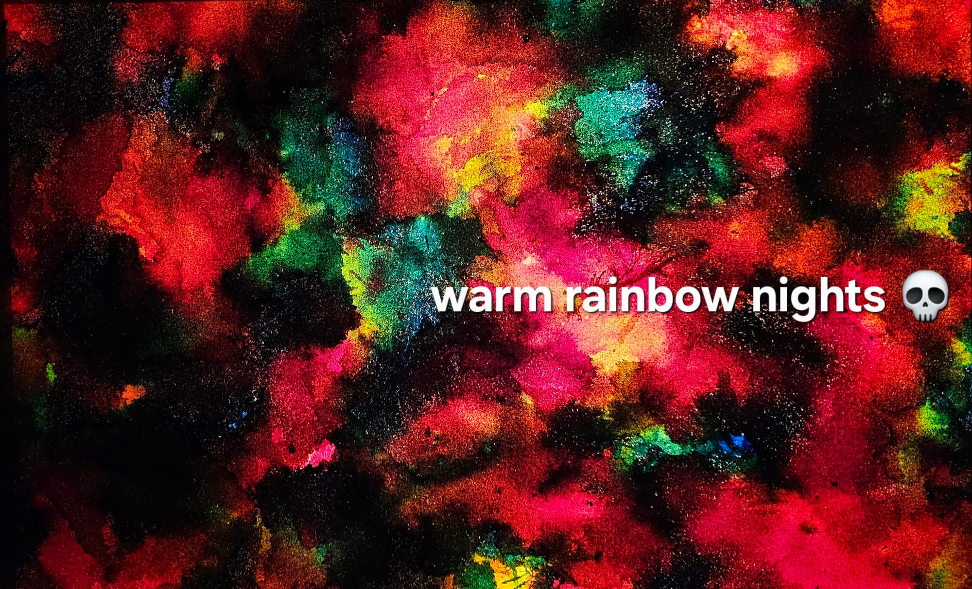 nkolika peace OKOYE art .x. warm rainbow nights.