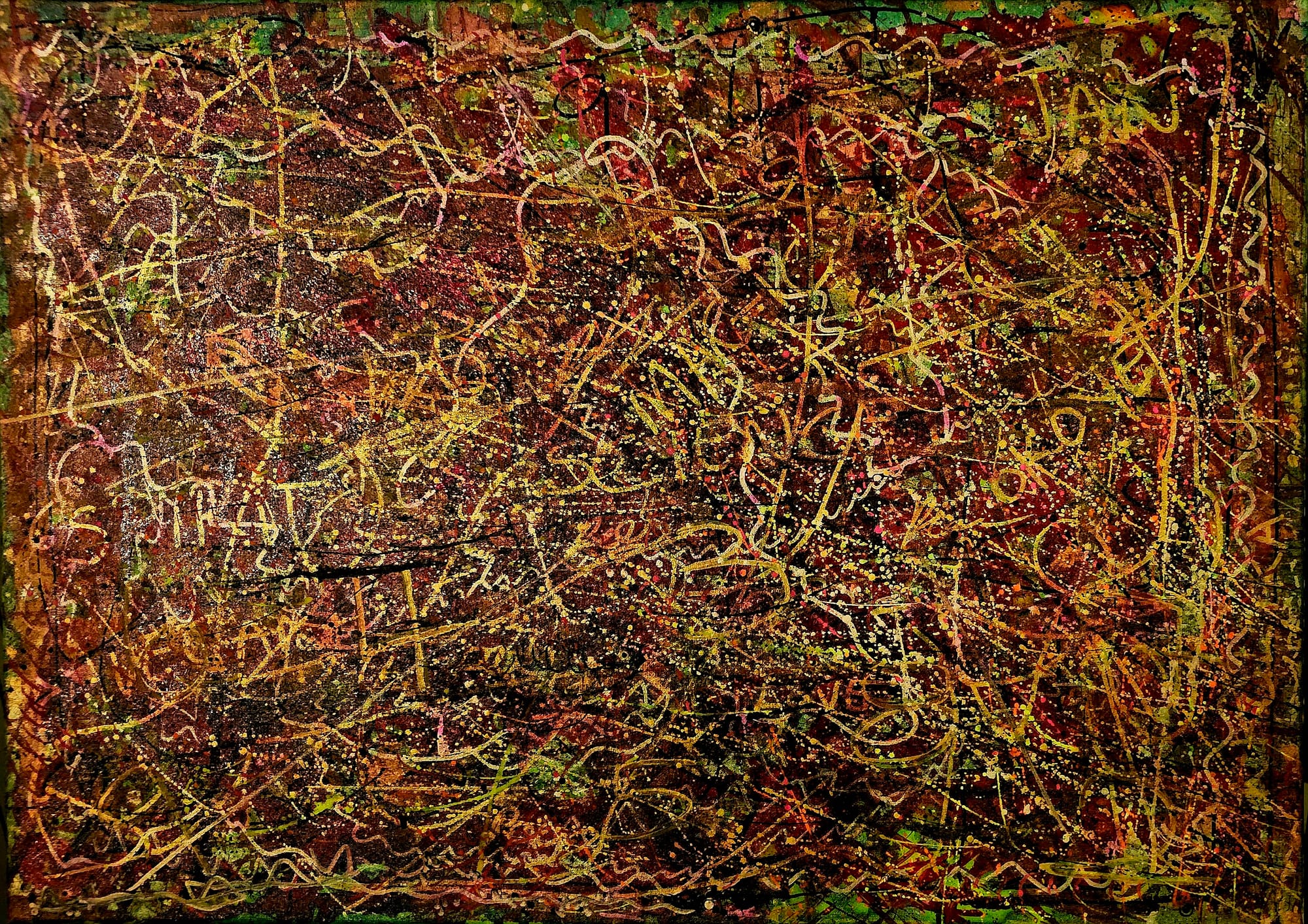 nkolika peace OKOYE art .x. warm rainbow nights (perfection is the reach)