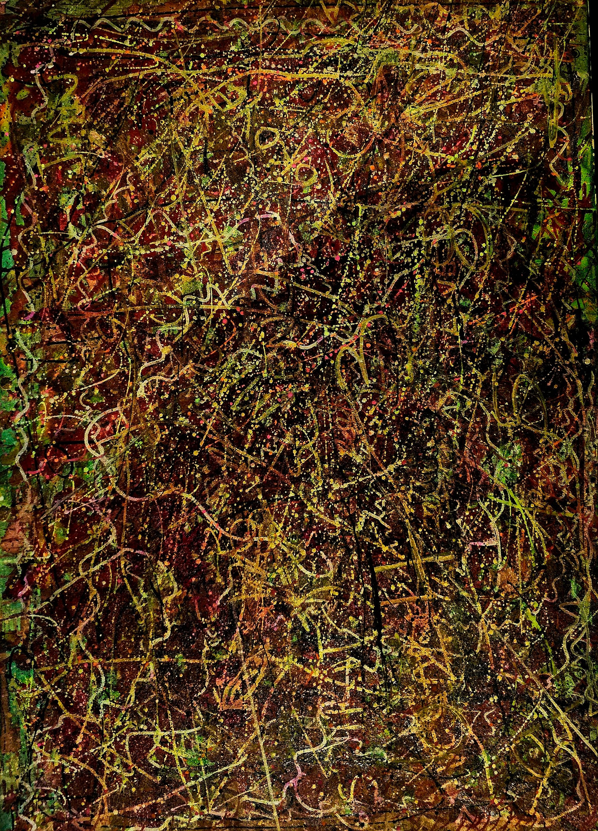 nkolika peace OKOYE art .x. warm rainbow nights (perfection is the reach)