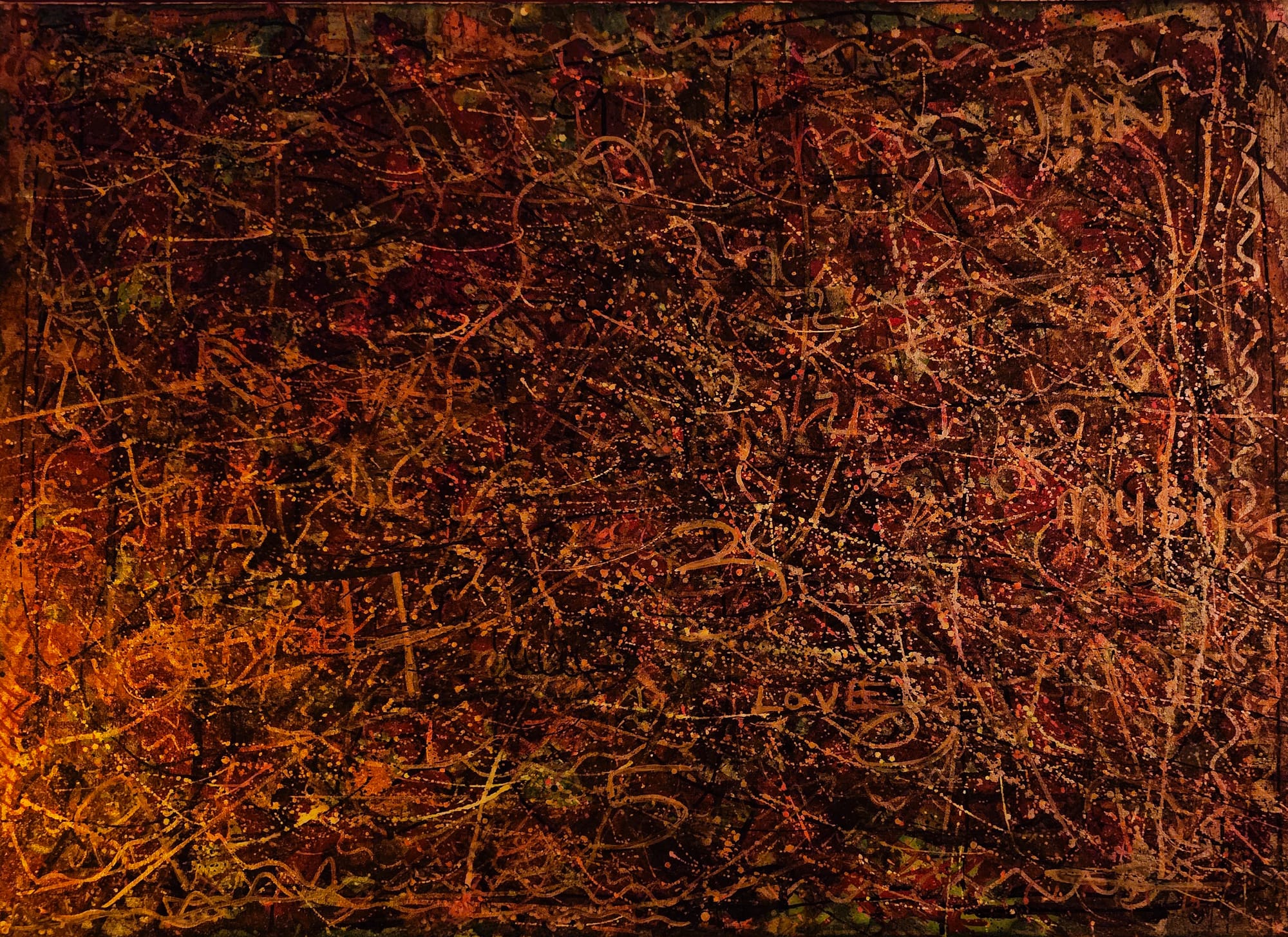 nkolika peace OKOYE art .x. warm rainbow nights (perfection is the reach)