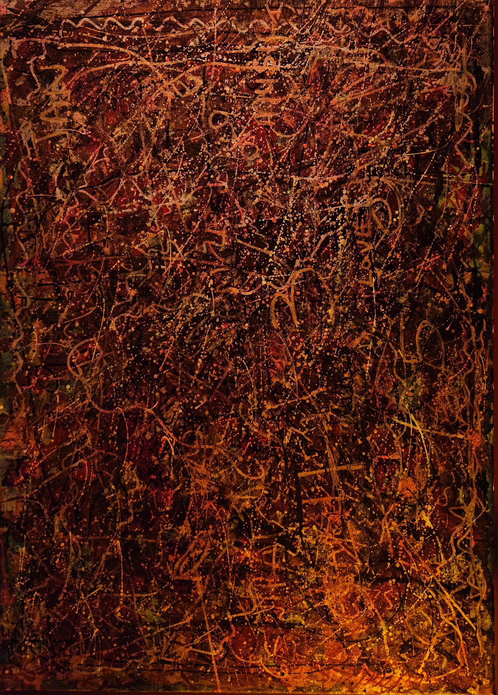 nkolika peace OKOYE art .x. warm rainbow nights (perfection is the reach)