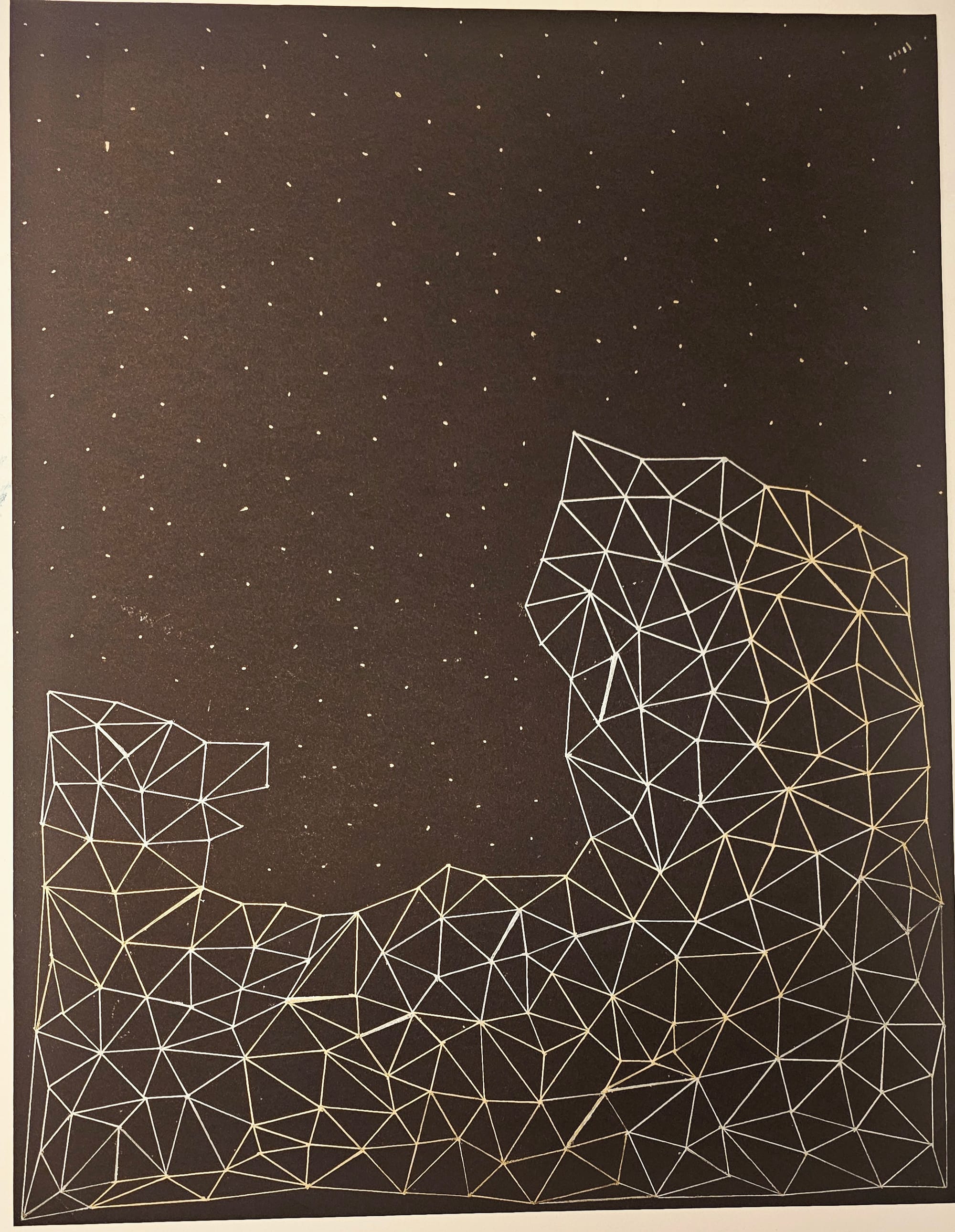 here. i am connecting the stars (dots) • it is HANDSMADE. i haven't reworked it digitally. yet. lights is everything in my arts. (work heavily still in progress) .x. nkolika peace OKOYE art .x. perfection is the reach .x. warm rainbow nights dreams